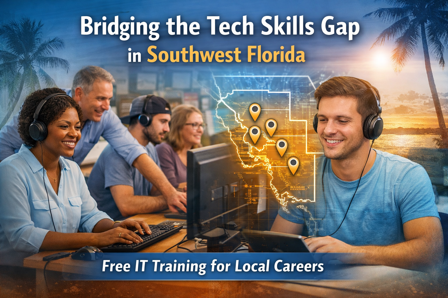 Bridging the Tech Skills Gap in Southwest Florida: What Local Professionals Can Learn from Free IT Support Training Initiatives